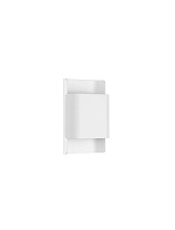 Sandy White Aluminium LED 10Watt 220-240Volt 608Lm 3000K IP54 L:13 W:5.5 H:18 cm
