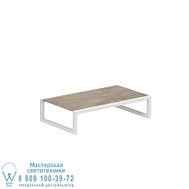 СТОЛ NINIX 150X90CM БЕЛЫЙ И КЕРАМИЧЕСКИЙ TERRA SABBIA Royal Botania