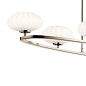 Pim 39" 6 Light Oval Chandelier with Satin Etched Cased Opal Glass Polished Nickel люстра 52224PN Kichler — фото 4