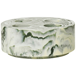 1104271139 Ferm Living Mist настольный держатель для зубных щеток круглой формы из камня с несколькими отверстиями