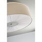 PLSKI160E27MABC Axolight Skin 160 PL Ceiling lamp with lampshade in eco кожа белый; коричневый — фото 2