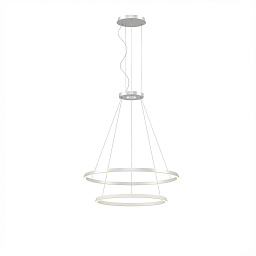 CS4M-00W9AZDU14 Leds C4 Circular подвесная люстра с двумя кольцами белого цвета