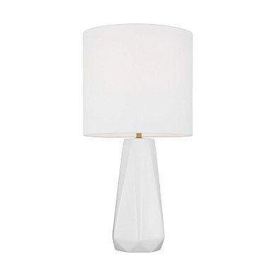 Настольная лампа Visual Comfort Moresby, белая керамика DJT1071GW1