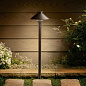 Stepped Dome 12V 3000K Path Light Textured Architectural Bronze светильник-столбик для дорожек 15820AZT Kichler — фото 3