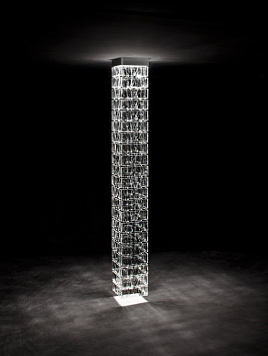 Система освещения Tile L1 (Strip LED) D95 Серый окрашенный Fabbian