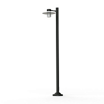 Aubanne N° 4; Frosted glass E27 23W; Dark grey