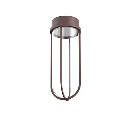 Flos In Vitro потолочный светильник цилиндрической формы коричневого цвета