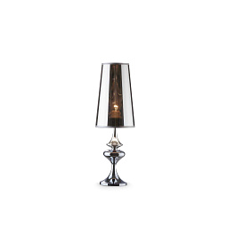 032467 Ideal lux Alfiere настольная лампа с зеркальным абажуром на декоративной ножке