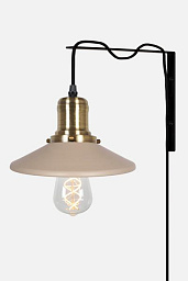 432602 Globen Lighting Disc настенный светильник с дисковым плафоном из матовой глины