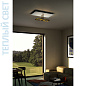 04607OSDHXXBB Elesi luce Like Q PL L LED потолочный светильник с геометрическим дизайном белый; латунь — фото 2