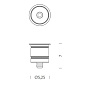 BLUR1901F21NAN Nemo Lux R Recessed FA уличный встраиваемый спот чёрный — фото 3