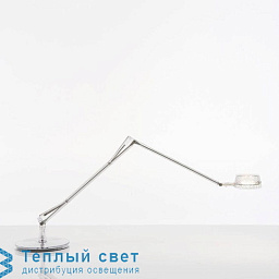09195B4 Kartell Aledin настольная лампа с регулируемым рычагом и прозрачным плафоном