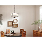 Heddle 3 Light Chandelier Textured Black люстра 52465BKT Kichler — фото 3