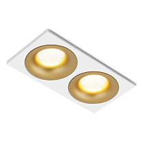 Потолочные светодиодные светильники Led technology CITY X 22.30 W 2FW NO DIM золотой + белый