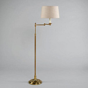 SL0019.BR.BC Sherborne Floor Lamp, Antique Brass