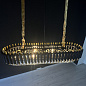 40.2893 подвесной светильник Imperiumloft Empire black rectangular chandelier crystal — фото 2