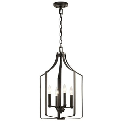 Morrigan 15" 4 Light Mini Chandelier Olde Bronze люстра 42496OZ Kichler