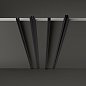 Трековый светильник Link 1-PHASE RECESSED 1 м Ideal Lux 342818, черный — фото 1