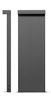 Look боллард односторонний H. 870mm антрацитово-серый 3000 K 11.5 Вт
