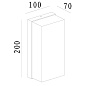 620124 Deko-Light Grumium уличный настенный светильник темно-серый — фото 1