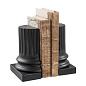 110526 Bookend Pillar gunmetal bronze finish set of 2 держатель для книг Eichholtz