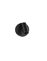 Sandy Black Aluminium LED 2 Watt 3.7 Vdc 90Lm IP20 27000-3300-4000K CCT by Touch Rechargeable with Type-C (included) Magnetic D: 8.1 W: 5.9 cm
