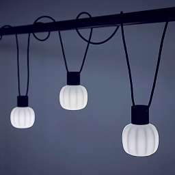 21004/3/NE Martinelli Luce KIKI уличная гирлянда с шарообразными источниками света на кабеле