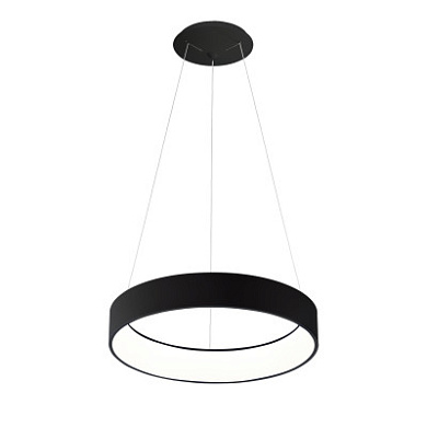 C3450270N ACB Dilga SP 60 LED круглый подвесной светильник с непрямым светом опаловый; чёрный
