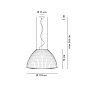 SPBEL118LEDBCXX Axolight Bell 118 SP LED цветная люстра белый — фото 1