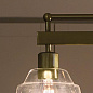 Eastmont 5 Light Linear Chandelier Brushed Natural Brass and Walnut Wood люстра 52404BNB Kichler — фото 6