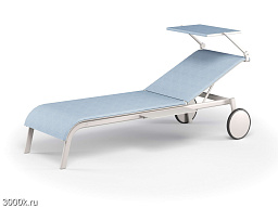 TIKI Шезлонг Recliner с колесиками emu