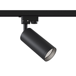 TR004-1-GU10-B Maytoni Focus трековый прожектор чёрного цвета с направленным световым потоком однофазный Unity