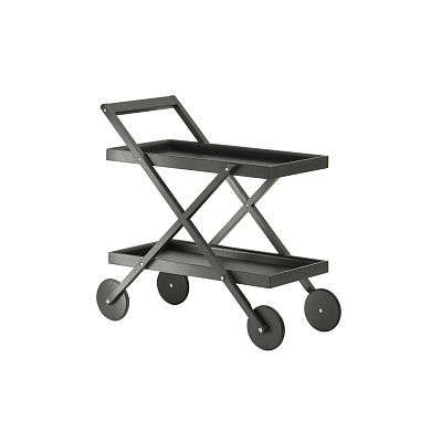 2601-1000 Exit Design House Stockholm Тележка для сервировки на колёсах чёрного цвета