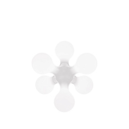 011890BIEU KDLN Atomium напольный торшер с шестью сферическими плафонами из матового стекла