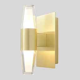 DOROTEA AP1 GOLD Crystal Lux DOROTEA настенное бра с конусными плафонами и корпусом цвета золота