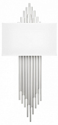 10107 Silver white Loft It Elegio накладной настенный светильник с серебристыми подвесами