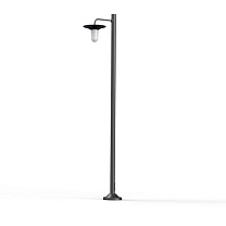Cooper N° 4; Frosted glass E27 52W; Black enamelled steel