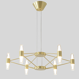 DOROTEA SP6 GOLD Crystal Lux DOROTEA подвесная люстра с шестью лампами на золотистой арматуре