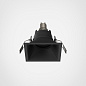1249039 Minima Slimline Square Fixed Fire-Rated IP65 Astro lighting встраиваемый светильник матовый чёрный — фото 1