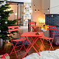 24592 Fermob Bistro Стол Ø60 см, цвет Deep Blue — фото 1