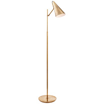 Clemente Floor Lamp полированная старая латунь