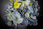 ETERNITY HYDRANGEA CUBE Цветочная композиция со стеклянной вазой VGnewtrend