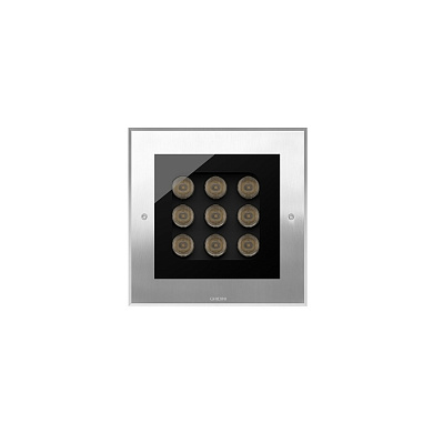 Грунтовый светильник Edge SQ Inox L Ghidini GH0700