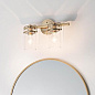 Brinley 15.75" 2 Light Vanity Light Champagne Bronze настенный светильник 45688CPZ Kichler — фото 5