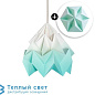 MOTH подвесной светильник Studio Snowpuppe Moth Gradient White/Mint + Cord White + Kroonuppe Ice Mint