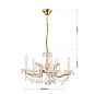 Люстра Orion Maria LU 2211/5 MT-gold — фото 6