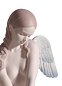 Фарфоровая статуэтка сидящего ангела Beautiful Angel Lladro 01018235 — фото 1