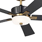56" Icon 5 Blade LED Indoor Ceiling Fan Satin Black люстра-вентилятор 300395SBK Kichler — фото 8