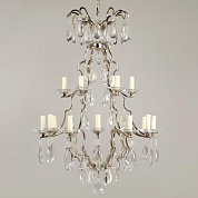 CL0234.NI.SE Labadie Chandelier, 18 Lights, Nickel, made to order