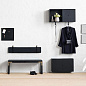 71073-001719 Audo Copenhagen Frame 42 куба с дверцей, черный ясень — фото 3